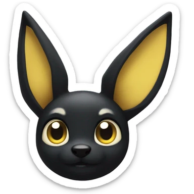 Umbreon with Argentina ears sticker