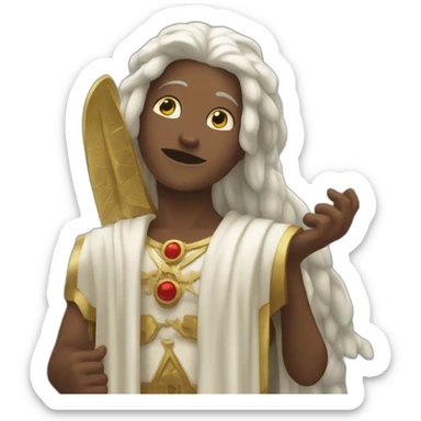 Amen song of crimson nile sticker