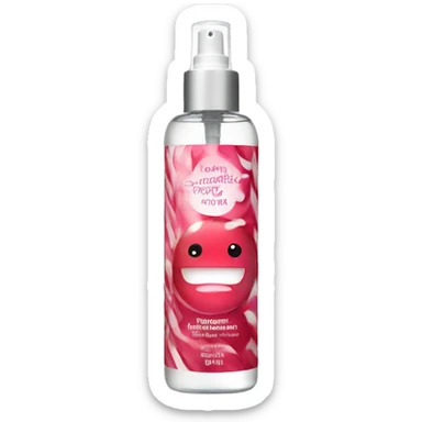 Bath and body work twisted peppermint fragrance mist sticker