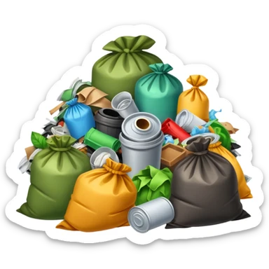 Garbage Trash sticker