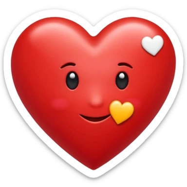 Realiza este emoji: 💗 latiendo con una venda al rededor sticker