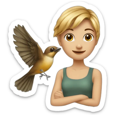 Meisje met taalontwikkelingsstoornis sticker