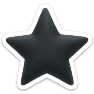 black star sticker