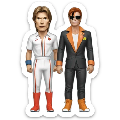 Nadal with david bowie sticker