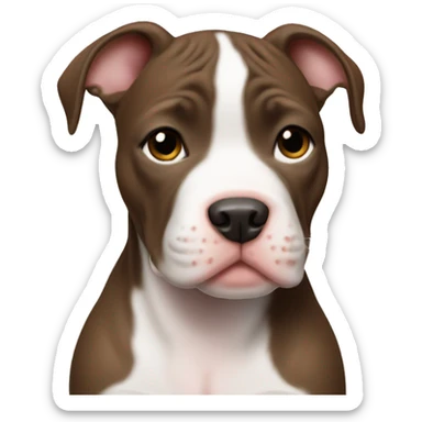 Pitbull puppy  sticker