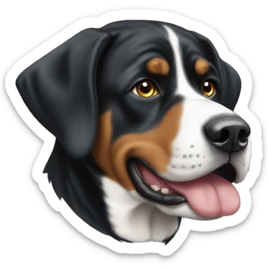 Swiss mountain dog sticker