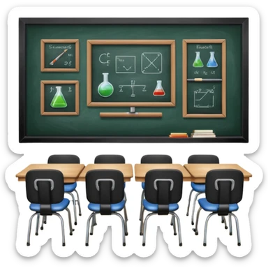 escuela fisica sticker