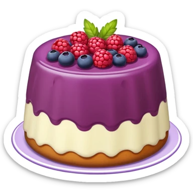 berry pudding sticker