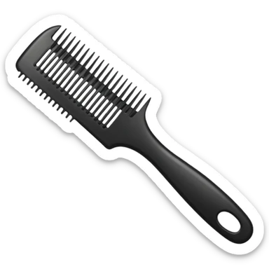 hairdressing comb sticker