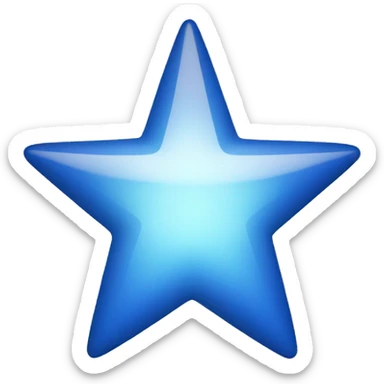 blue star sticker