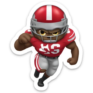 Ohio State Brutus mascot sticker
