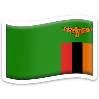 flag of Zambia sticker
