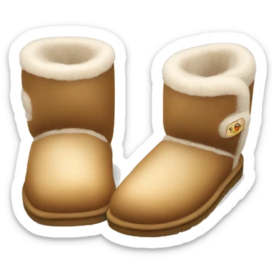 UGG slippers  sticker