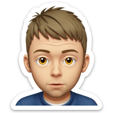 Damon Albarn in the 90s sticker