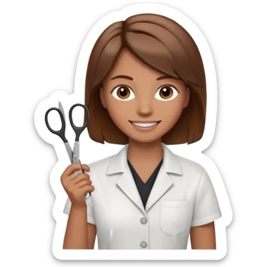 Hairdresser with scissors




 sticker
