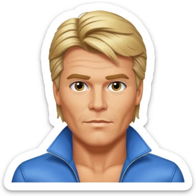 Dieter Bohlen, 80er Jahre, vokuhila sticker