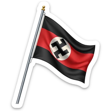 Nazi Germany flag sticker
