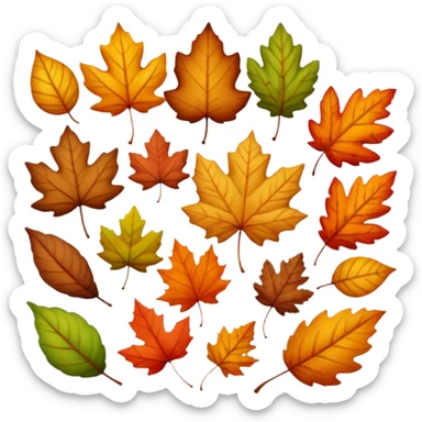 autumn sticker