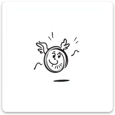 USDC coin, hand-drawn doodle style, playful and casual sticker