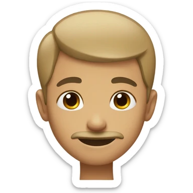 calm boy with closed eyes with a neck tat and a light mustache sticker