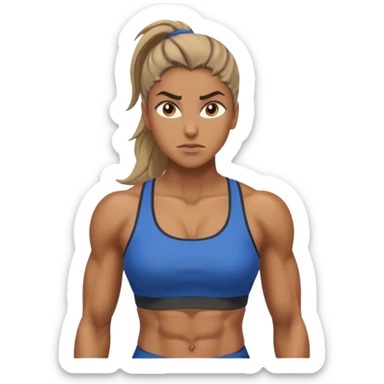 FEMALE HYROX ATHLETE sticker