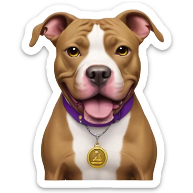 omega psi phi pit bull  sticker