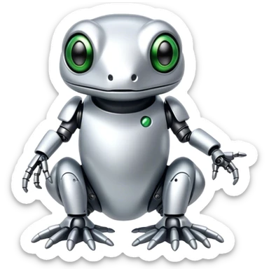 technologic amphibians sticker