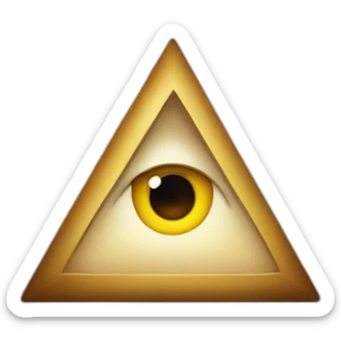 Triangle des illuminati sticker