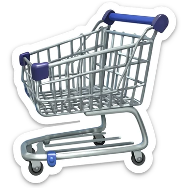 Shopping cart sticker