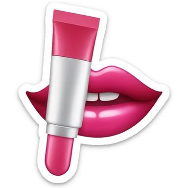 Lip gloss  sticker