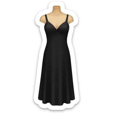 rack black dress sticker