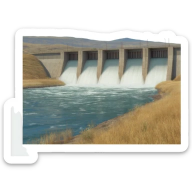 Dam sticker