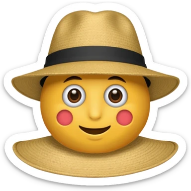 Fait une personne avec un chapeau de fête  sticker