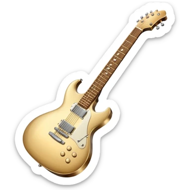 cinematic-realistic-guitar,-polished-metal-soft-hands-carefully-positioned-over-the-keys,-glowing-with-an-elegant-and-airy-charm. sticker