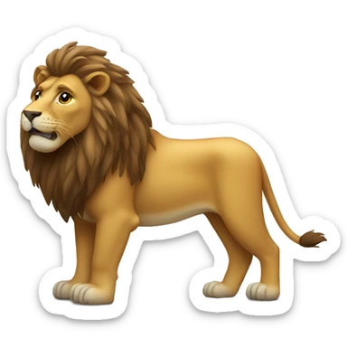 lion i canada sticker