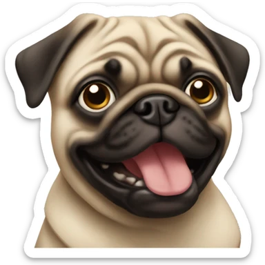 Pug sticker