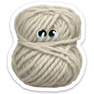 Soft yarn sticker