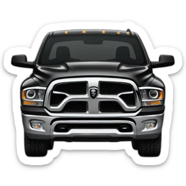 black Ram Truck sticker