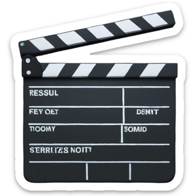 Film slate sticker