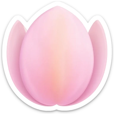 Pastel flower petals sticker