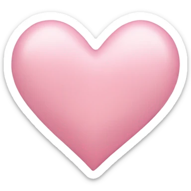Light Pink Heart sticker