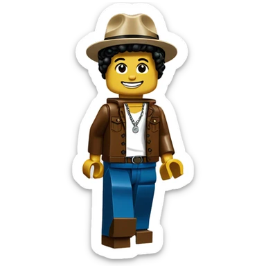 BRUNO MARS lego full body sticker