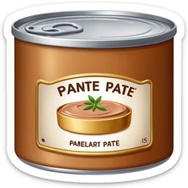 canned pâté sticker