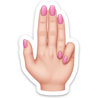 Make a emoji of a very small finger  sticker