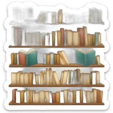 reading books sticker