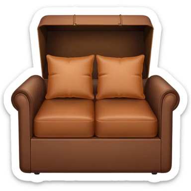 Couch or lamp in box
 sticker