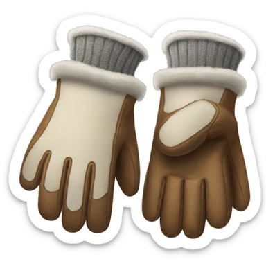 Winter gloves sticker