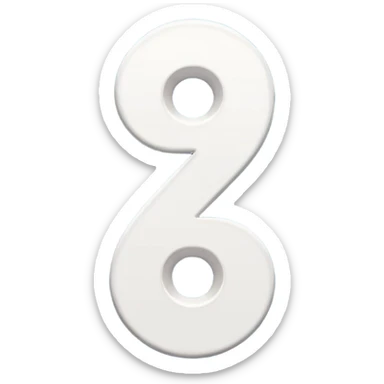 white exclamation mark sticker