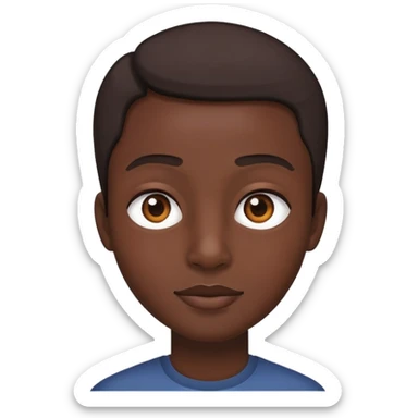 Profile picture, dark colors sticker