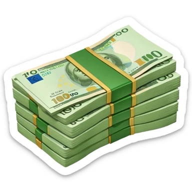 100M Euros sticker